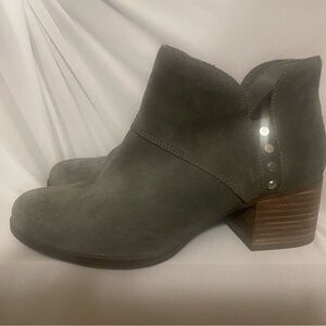 Kookaburra Gray Suede Ankle Boots